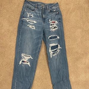 Women’s “mom jeans” high rise size 8 long